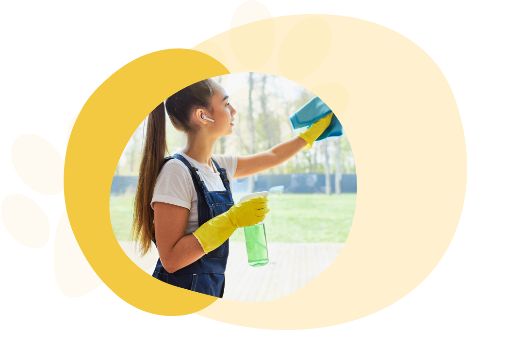 Professional house cleaner in Sydney North Shore home